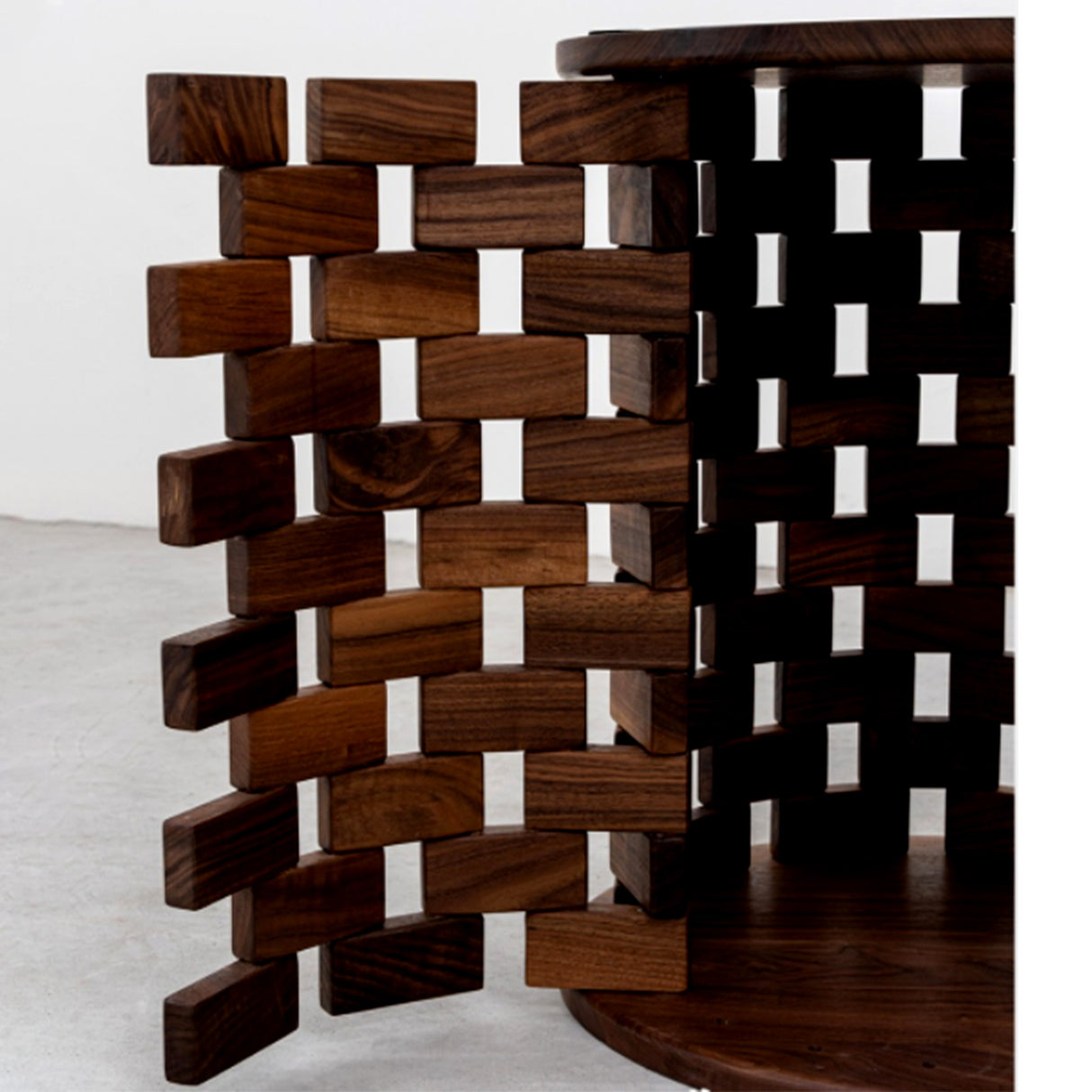 Elite Custom Live Edge Black Walnut Coffee Table with Epoxy Fills EWT-34