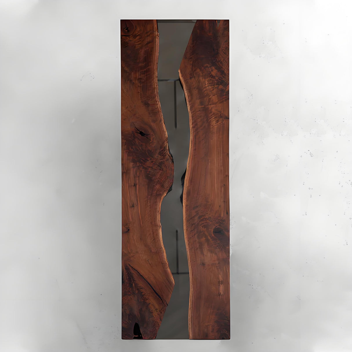 Elite Black Walnut Transparent Black Epoxy River Table 29.88"Wx87" L, EIT-06