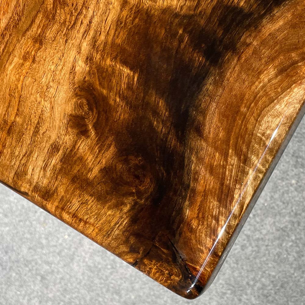 Elite Black Walnut & Black Resin Conference & Dining Table ECT-206