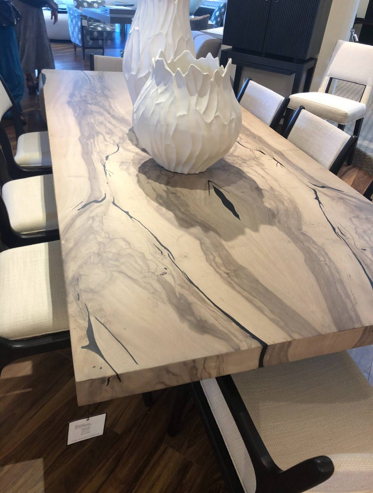 90“x44" - Olive Solid Wood Coloring Treatment - EWT03 Base - Customization Link for Jenifer - Elitecustomtable