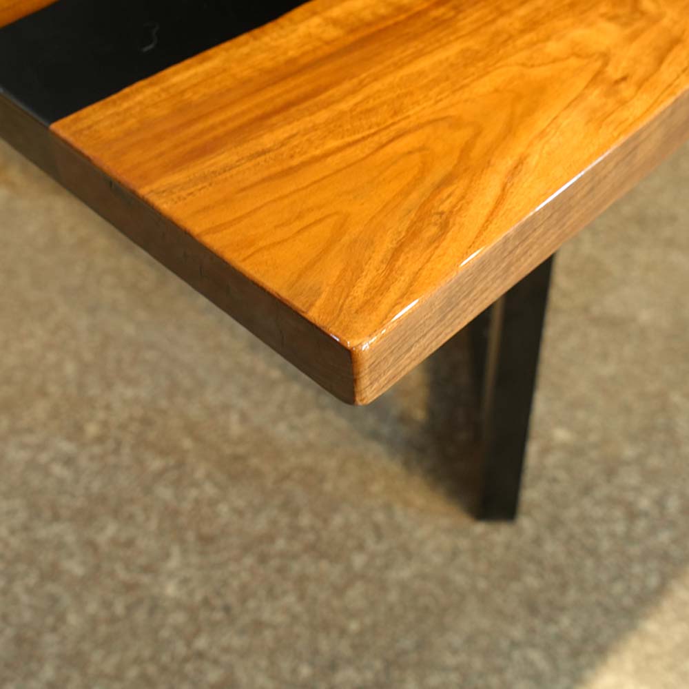 Elite Custom Refined Black Walnut Epoxy Home Dining & Office & Conference Table ECT-106