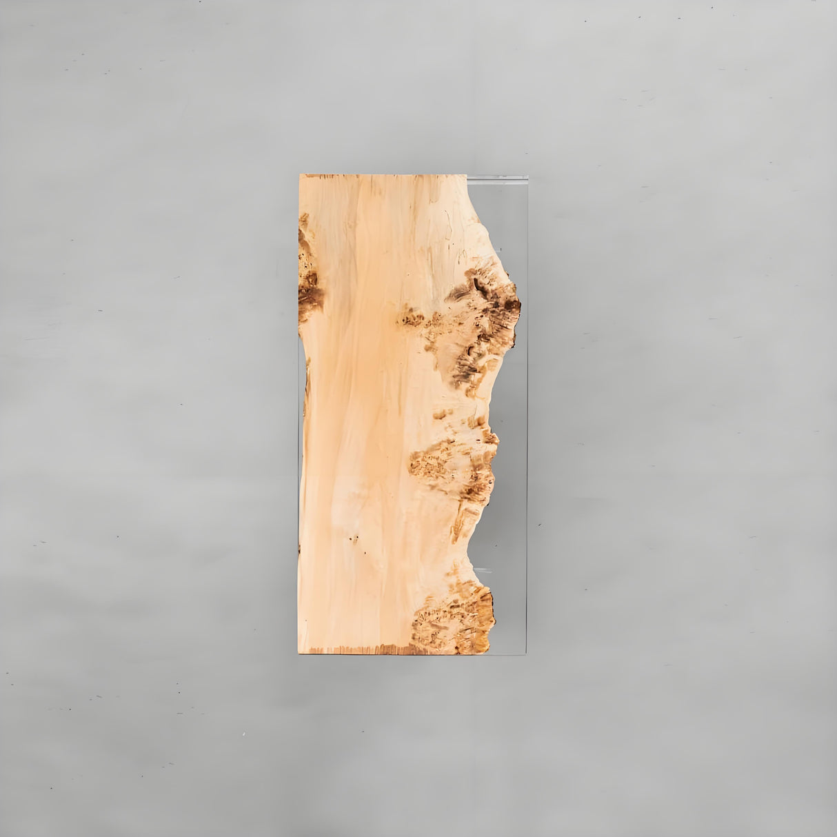 Elite Straight - Edge Poplar Wood Dining Table with Clear Epoxy 66.14"L x 31.57"W EIT-16