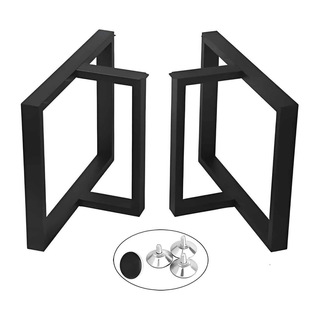 Metal Table Legs T-Shape One Pair ETL-12