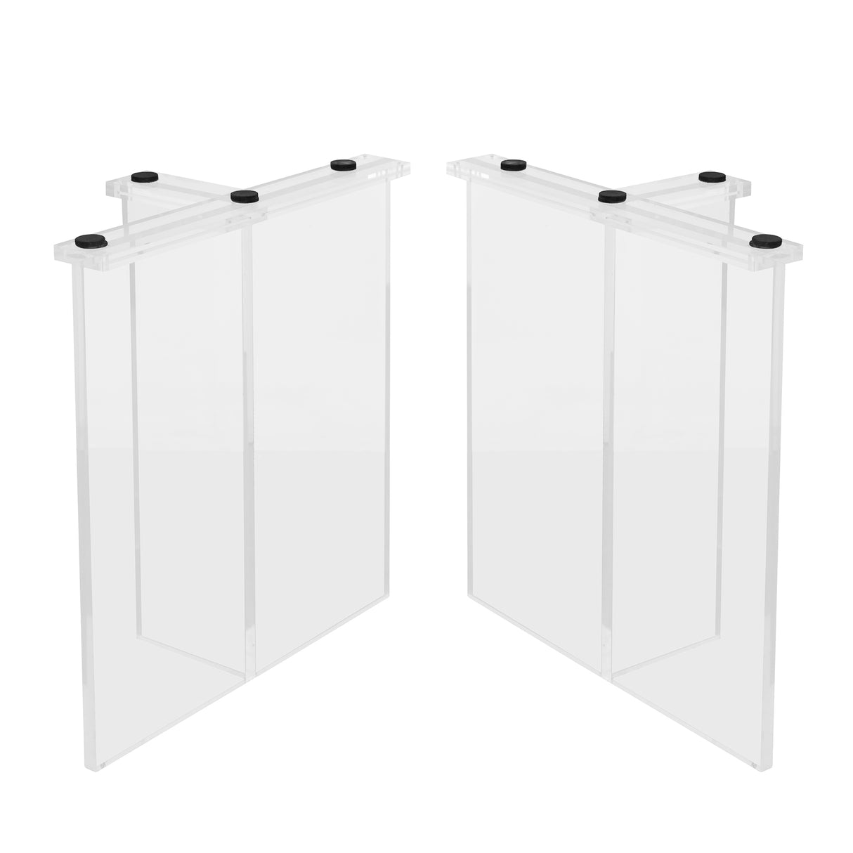 Acrylic Table Legs T-Shape One-pair ETL-27
