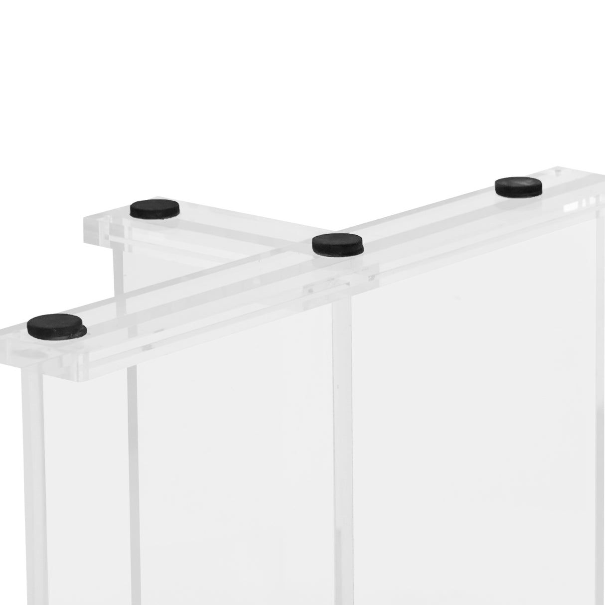 Acrylic Table Legs T-Shape One-pair ETL-27