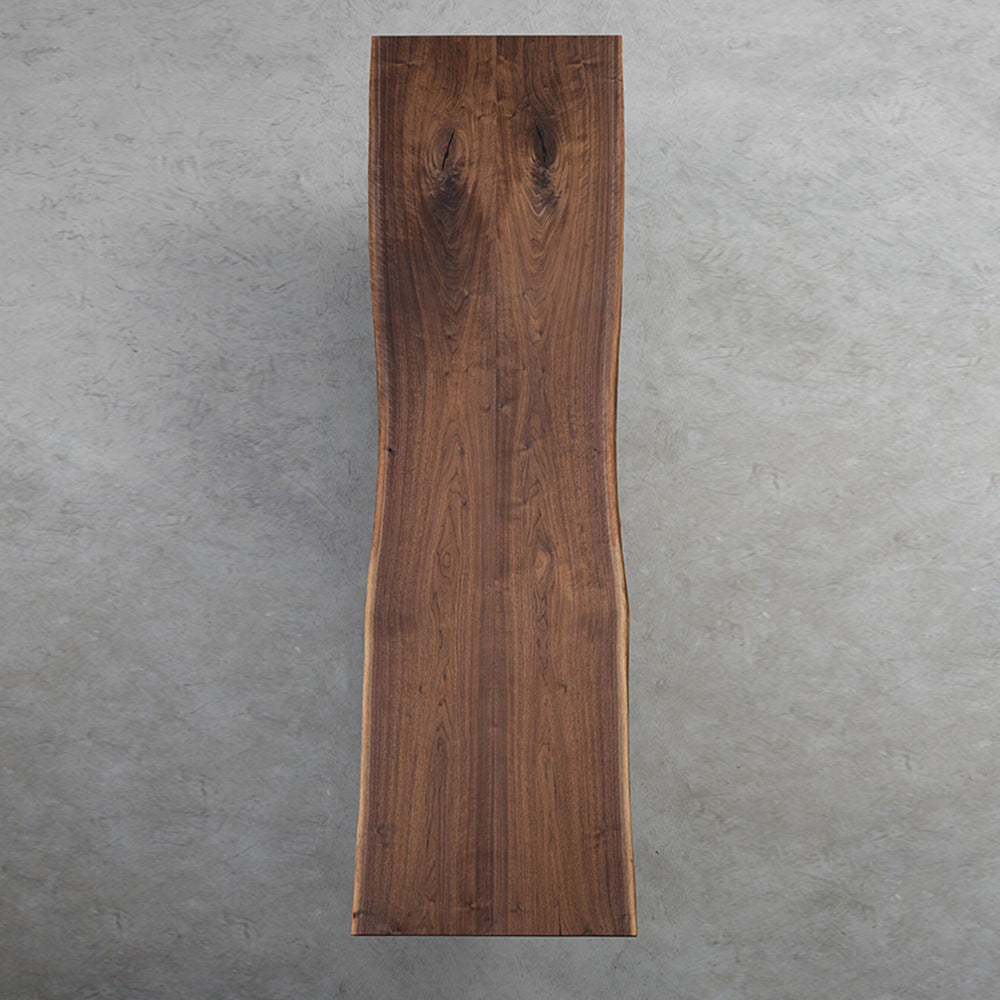Elite Custom Black Walnut Soild Wood Slab Dining Table EWT22