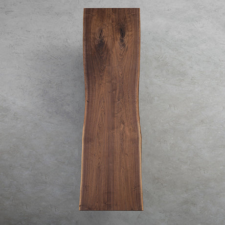 Elite Custom Black Walnut Soild Wood Slab Dining Table EWT22