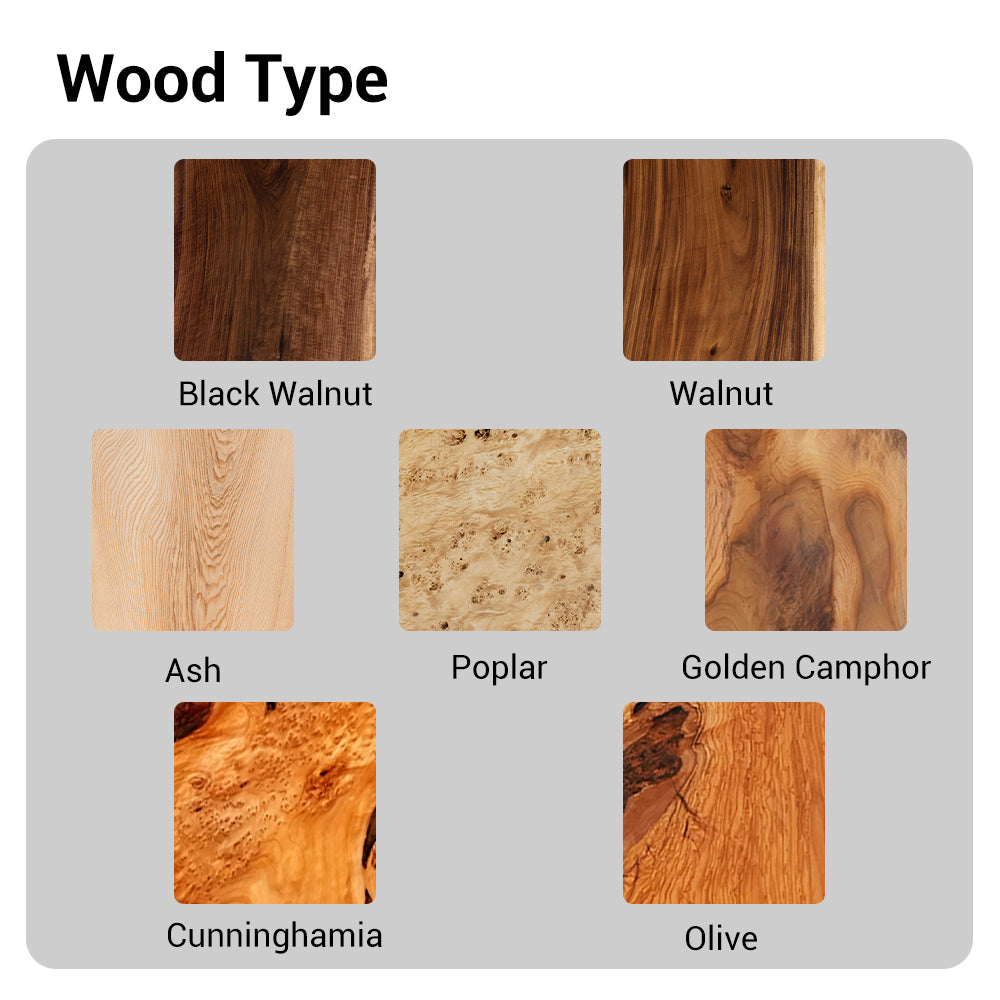 Elite Olive Wood & Emerald - Green Epoxy River Landscape Round Table ECT-44