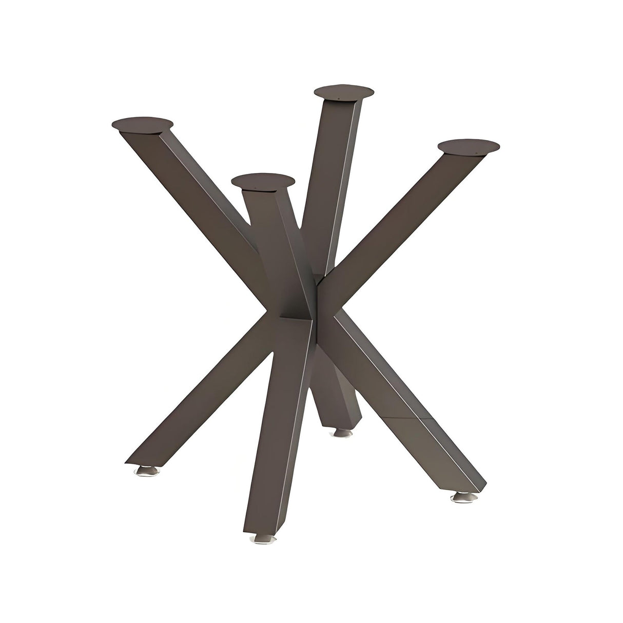 Black Metal Table Leg/ Table Bases X - shape Heavy - Duty ETL - 03 - Elitecustomtable