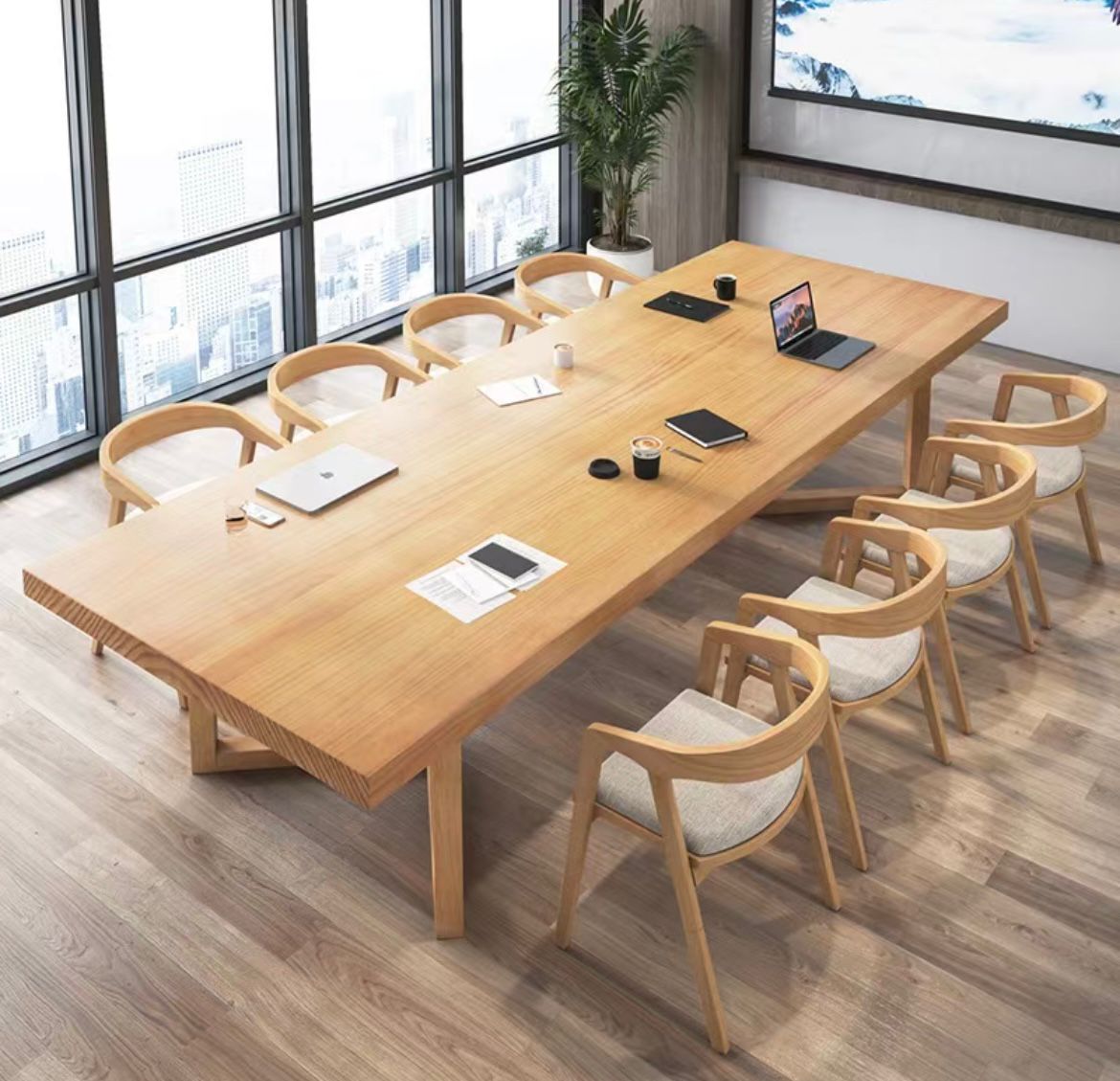 custom-retangular-wood-conference-table