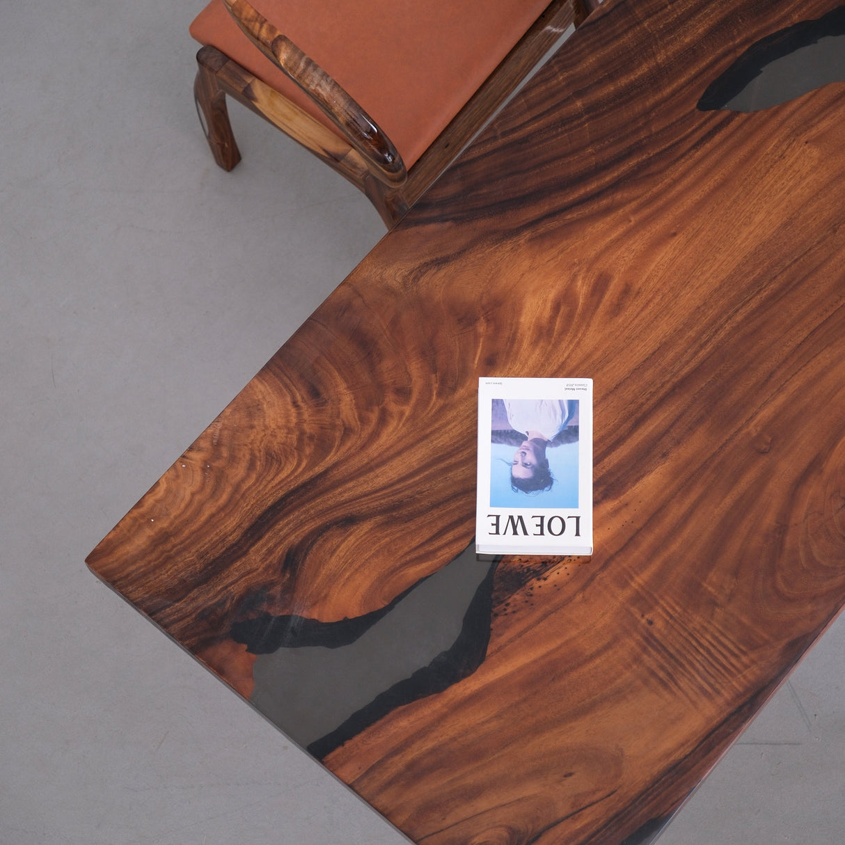 epoxy resin end table ECT-227