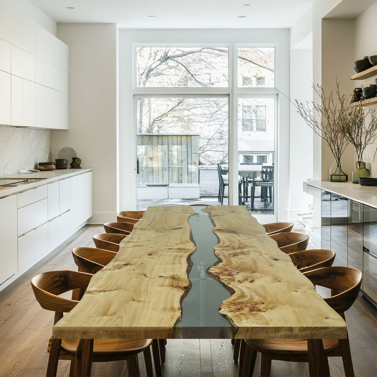 live wood epoxy table ECT-75