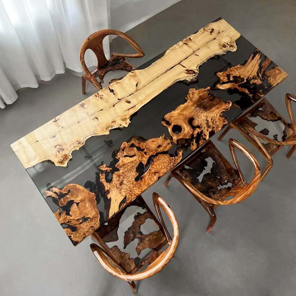 table wood and resin
