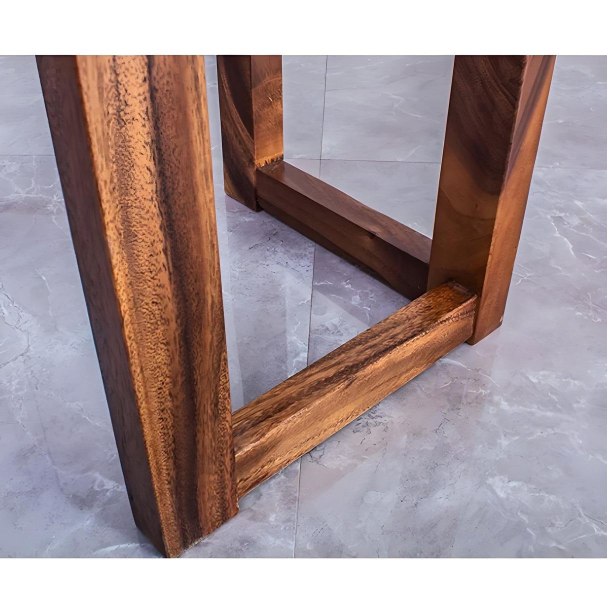 Walnut Wood Table Legs/Table Base L - shape One - pair ETL - 20 - Elitecustomtable