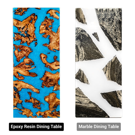 Epoxy Resin vs. Marble: Durability Comparison - Elitecustomtable