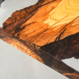 Elite Olive Wood & Transparent Resin Office Meeting Table ECT-195