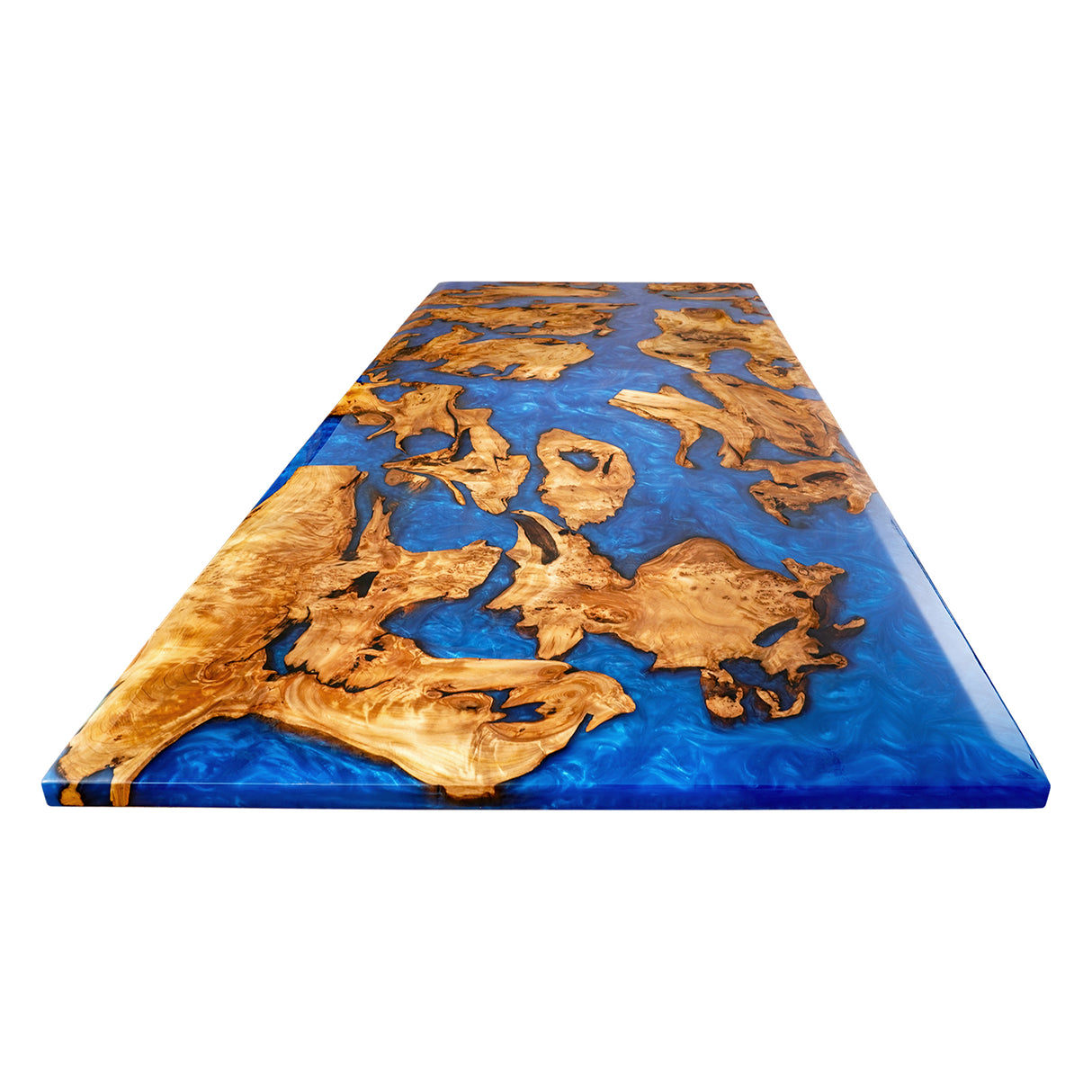 Elite Custom Cunninghamia Blue Ocean  Epoxy Living Room Table ECT-100