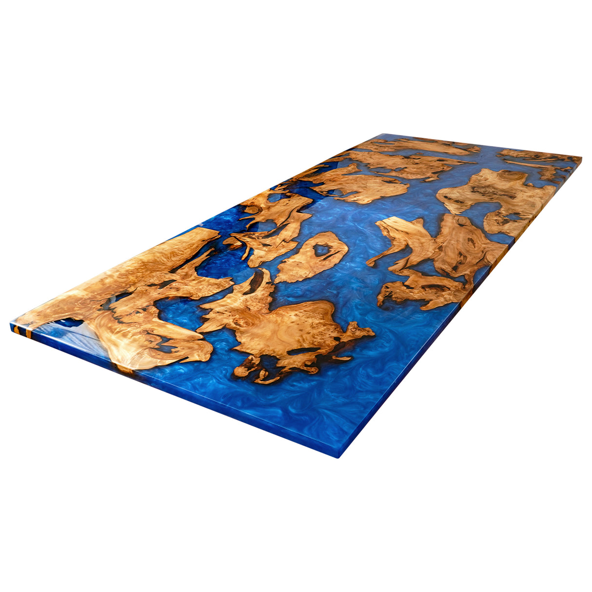 Elite Custom Cunninghamia Blue Ocean  Epoxy Living Room Table ECT-100