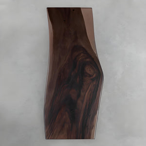 Elite Walnut Live Edge Clear Epoxy Table 38.58"Wx90.55"L, EIT-31