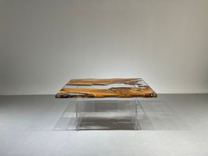 Elite Custom Live Edge Olive Wood Resin Office Table ECT-42
