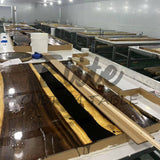 Elite Olive Wood Straight Edge Emerald Green Epoxy Rectangular Dinner Table ECT-252