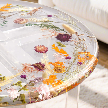 Elite DIY Nature - Preserved Floral Epoxy Resin Round Table ECT-06