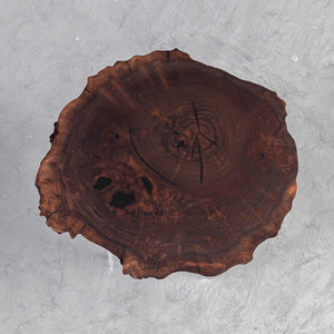 Elite Custom Live Edge Black Walnut Coffee Table with Epoxy Fills EWT-30