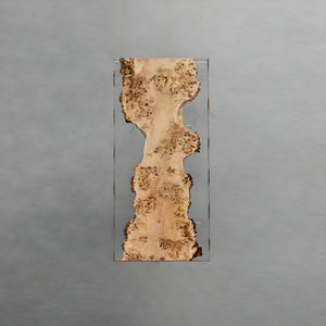 Elite Live - Edge Poplar Wood Dining Table with Clear Epoxy 67.41"Lx 32.20"W, EIT-15