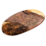 Elite DIY Poplar Oval Dining & Coffee Table with Embedded Dried Flowers ECT-217