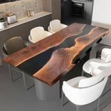 Black Epoxy Conference Table