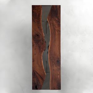 Elite Black Walnut Transparent Black Epoxy River Table 29.88"Wx87" L, EIT-06