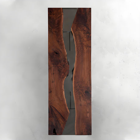 Elite Black Walnut Transparent Black Epoxy River Table 29.88"Wx87" L, EIT-06