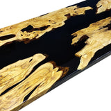 Elite Olive Wood & Black Epoxy Resin Conference & Dining Table ECT-209