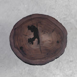 Elite Custom Live Edge Black Walnut Coffee Table with Epoxy Fills EWT-01