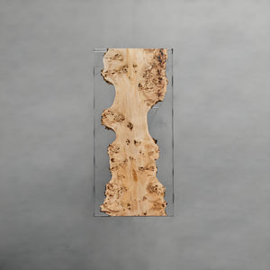 Elite Live - Edge Poplar Wood Dining Table with Clear Epoxy 67.41"Lx 32.20"W, EIT-15