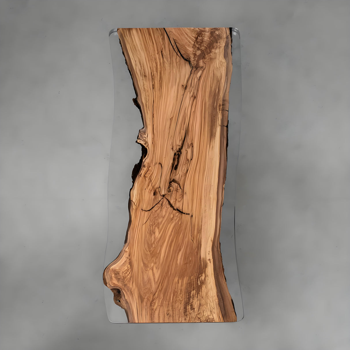 Elite Live Edge Olive Clear Epoxy Resin Table Tops 70.87"L x 31.3"W, EIT-33