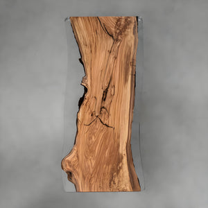 Elite Live Edge Olive Clear Epoxy Resin Table Tops 70.87"L x 31.3"W, EIT-33