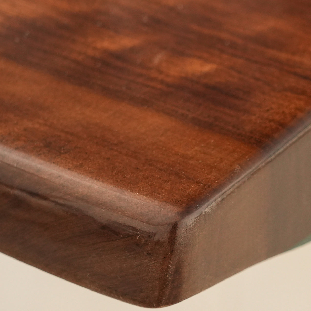 Elite Black Walnut Wood with Mint Green Epoxy Resin Dining Table ECT-178