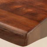 Elite Black Walnut Wood with Mint Green Epoxy Resin Dining Table ECT-178