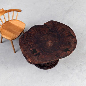 Elite Rustic Live Edge Black Walnut Coffee Table with Epoxy Fills EWT-29