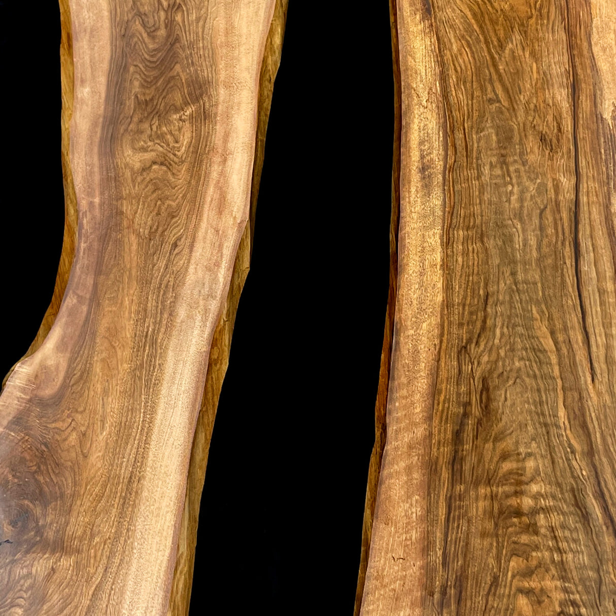 Elite Black Walnut Wood with Black Epoxy Resin Dining and Conference Table ECT-165