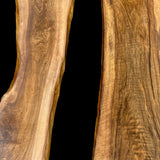 Elite Black Walnut Wood with Black Epoxy Resin Dining and Conference Table ECT-165