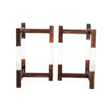 Wood and Acrylic T-Shaped Table Legs One-Pair ETL-26