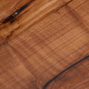 Elite Straight Live - Edge Black Walnut Dining Table with Transparent Resin 170.08''L×59.84''W, EIT-22