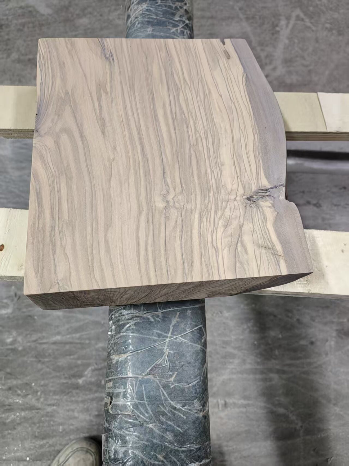 90“x44" - Olive Solid Wood Coloring Treatment - EWT03 Base - Customization Link for Jenifer - Elitecustomtable