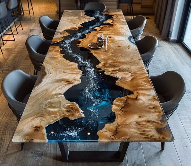 River Tables, Epoxy Resin Tables,  Dining Table