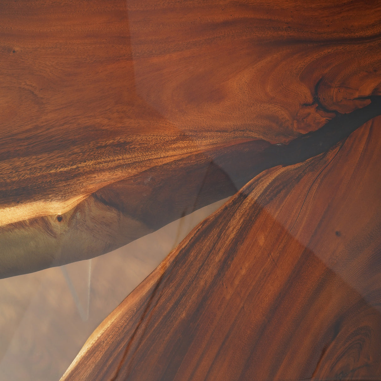 Elite Custom Walnut Wood Conference Epoxy Resin Table ECT-84