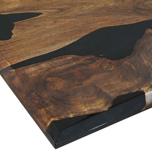 Elite Custom Black Walnut Resin Table for Dining & Office & Conference ECT-114