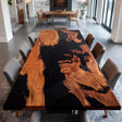 ECT-213 black epoxy countertop