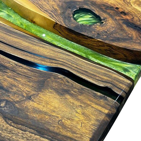 ECT-230 walnut epoxy table